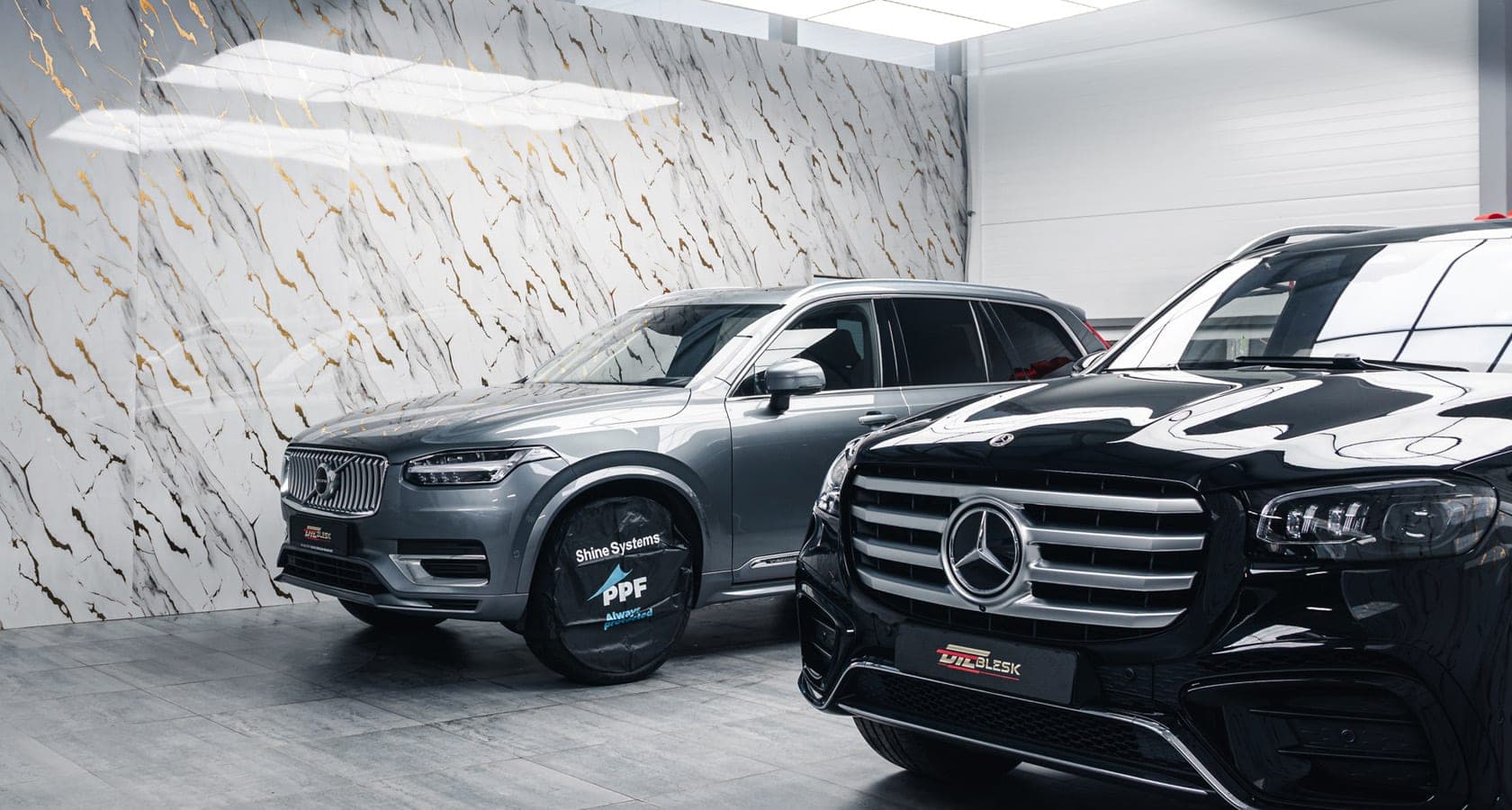 Volvo XC90 и Mercedes GLS